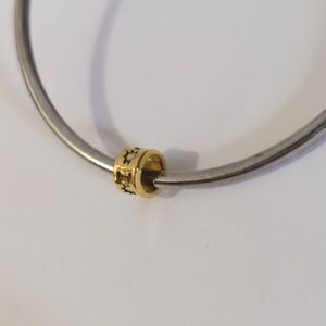 Gold Moon and Stars Spacer Charm for Pandora Style‎ Bracelet